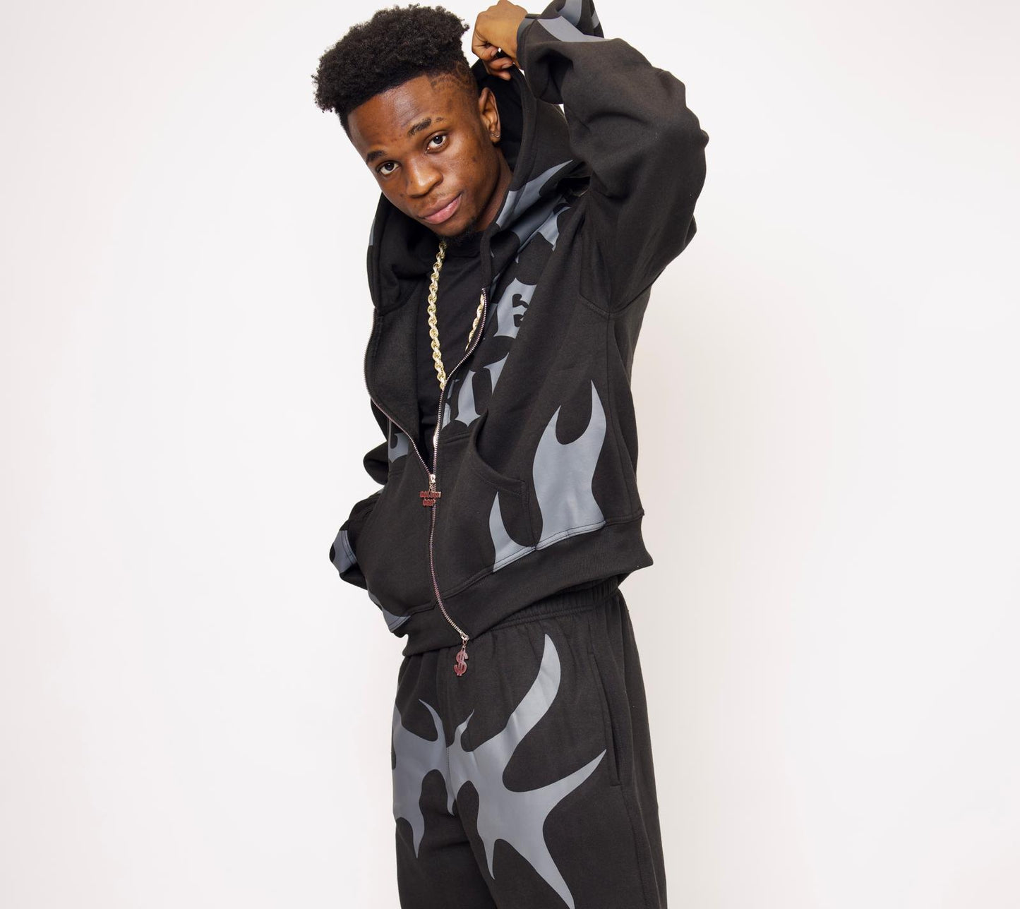 Golden Grip black zip up