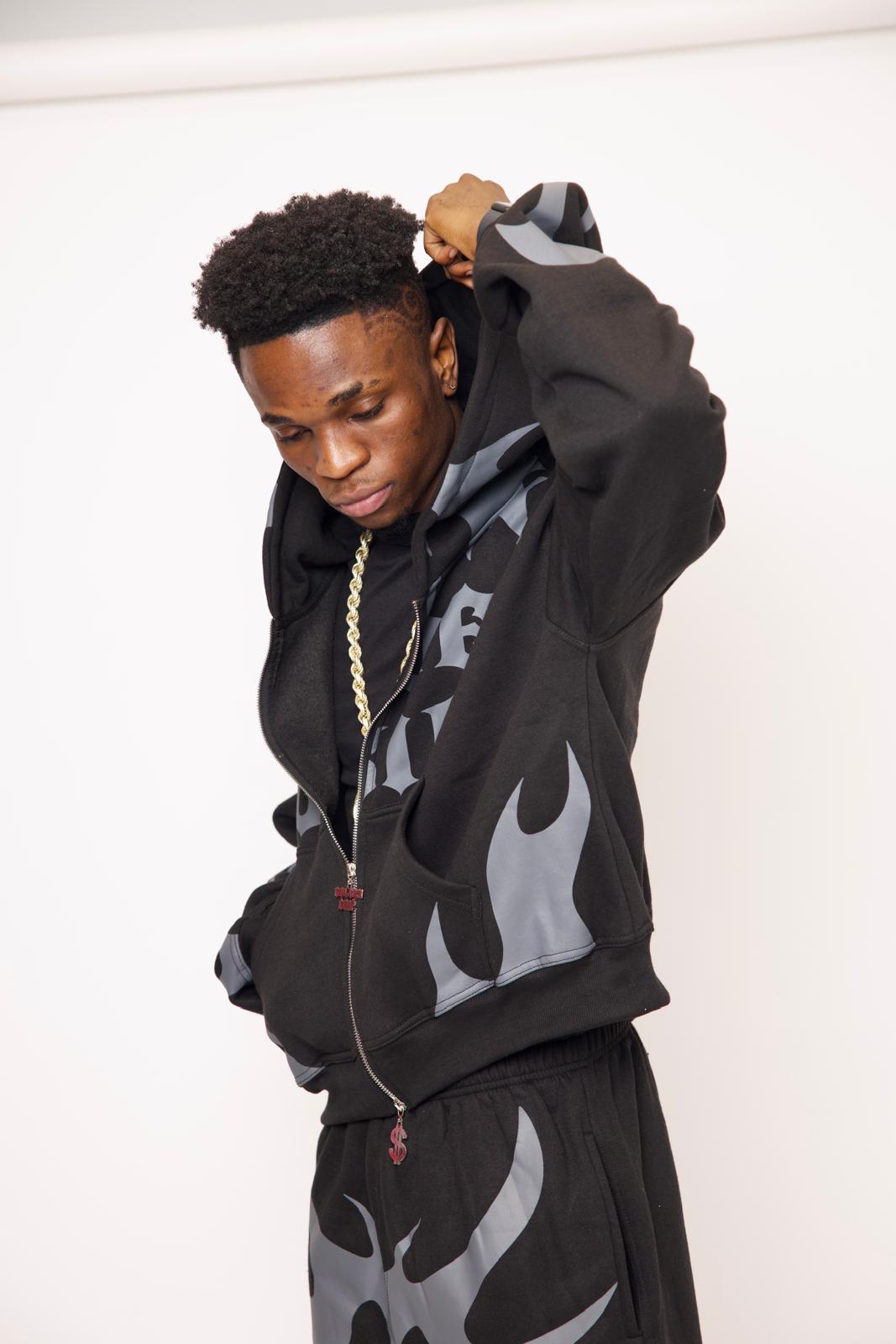 Golden Grip black zip up