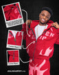 Golden grip red zip up